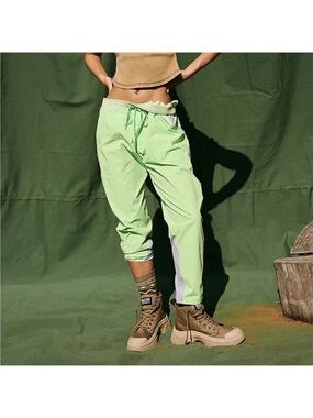 Free People Cascade Joggers Limeade Sz Medium M NWT